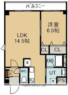 ピュアライフ石川【3階】の間取り